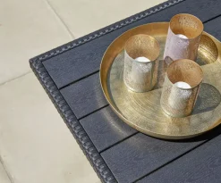 Decoratie schaal ERLING Ø34xH4cm messing