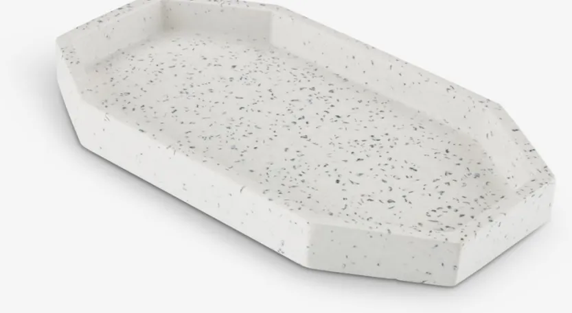 Decoratieve schaal JESPER B14xL25cm wit