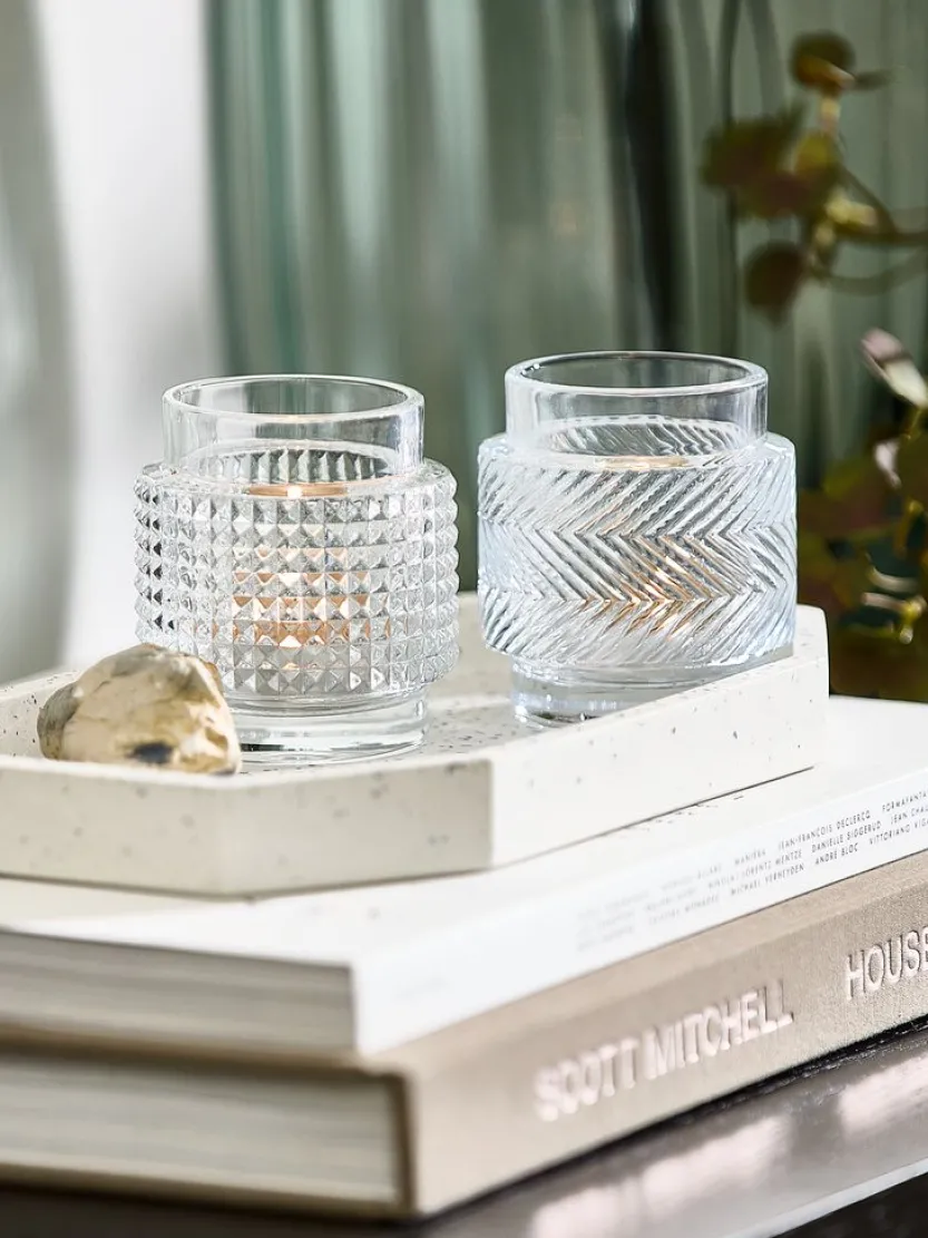 Decoratieve schaal JESPER B14xL25cm wit