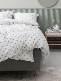 Dekbedovertrek ANNIKA 140x200 blauw/wit