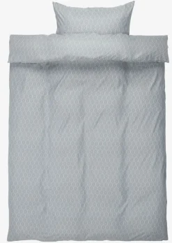Dekbedovertrek ASLI micro 140x200 grijsblauw