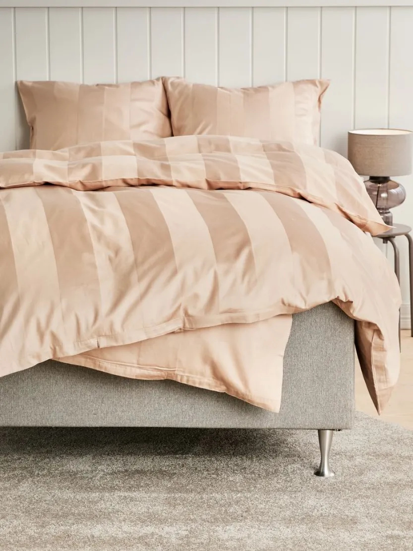 Dekbedovertrek BARBO satijn 200x220 zand