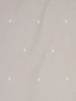 Dekbedovertrek ELLIE 200x220 lichtgrijs geborduurd