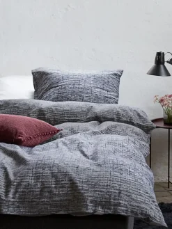 Dekbedovertrek FILIPPA flanel 140x200 grijs