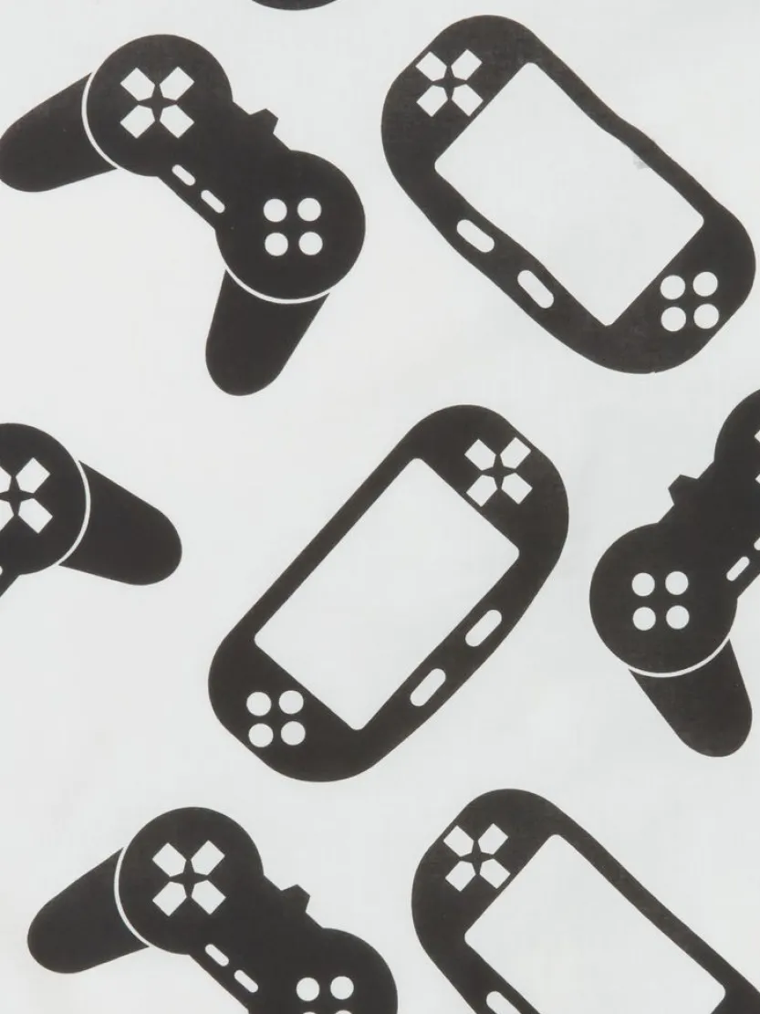 Dekbedovertrek GAMING 140x200 zwart