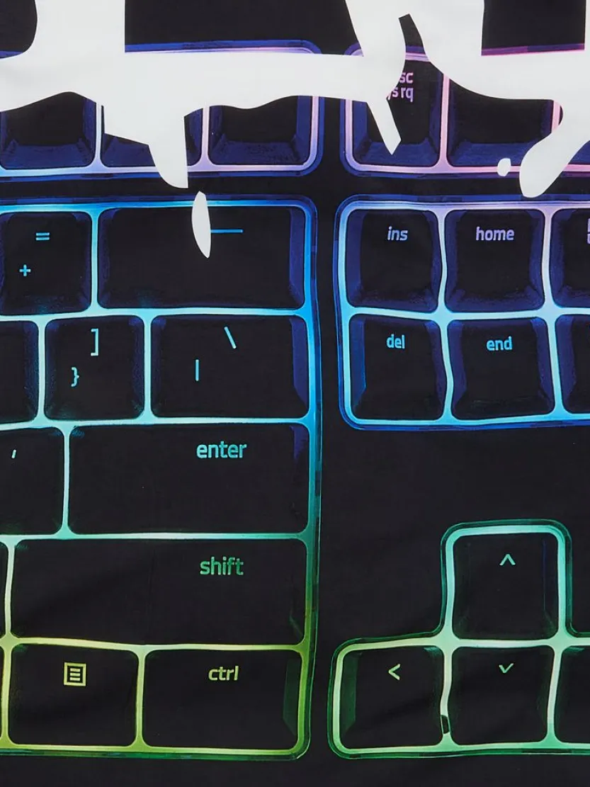 Dekbedovertrek GAMING 140x200 zwart