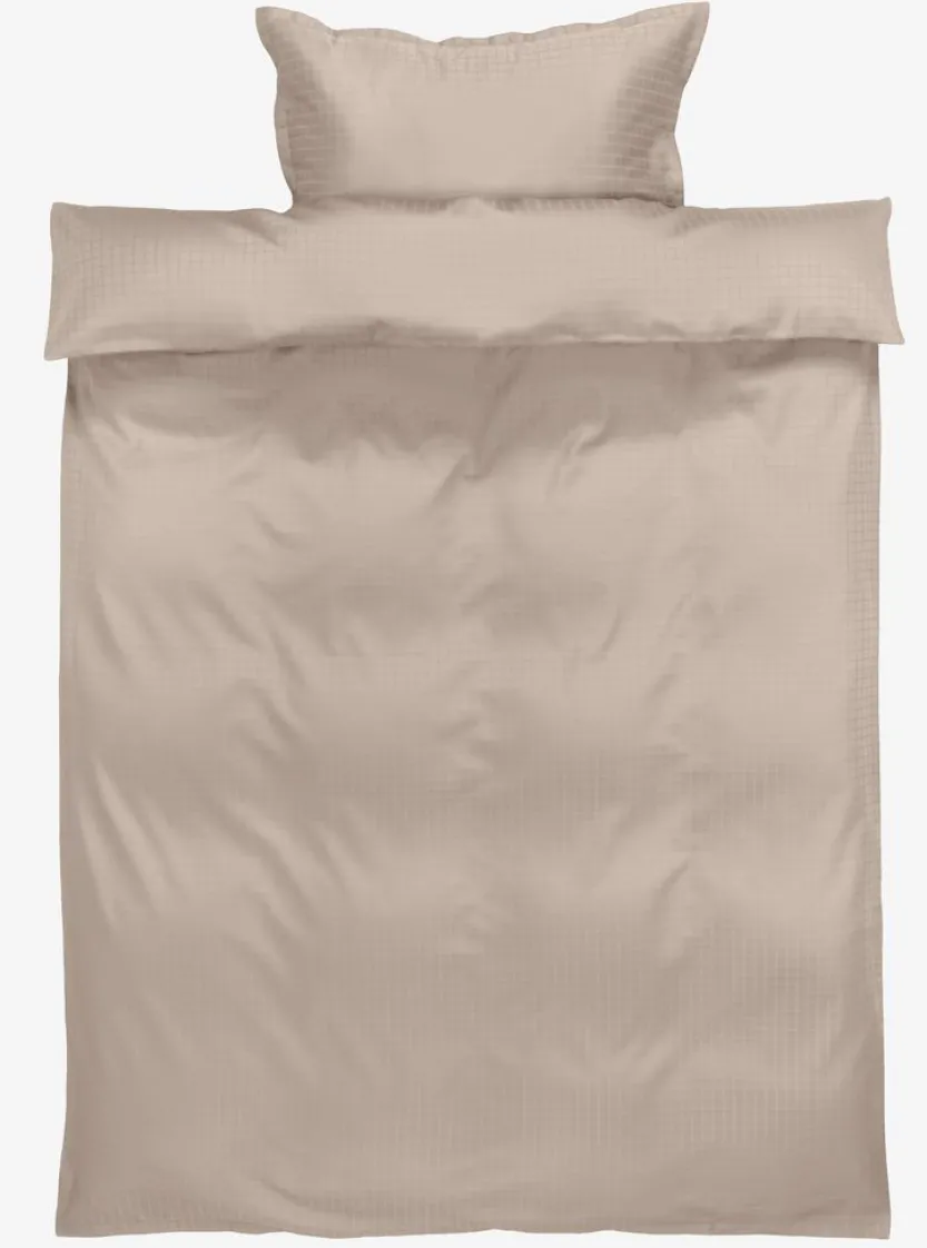 Dekbedovertrek INGEBORG satijn 140x200 zand
