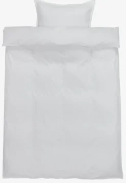 Dekbedovertrek INGEBORG satijn 140x200 wit