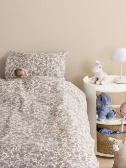 Dekbedovertrek junior EDEL 100x140 bruin