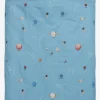 Dekbedovertrek junior SPACE 100x140 blauw