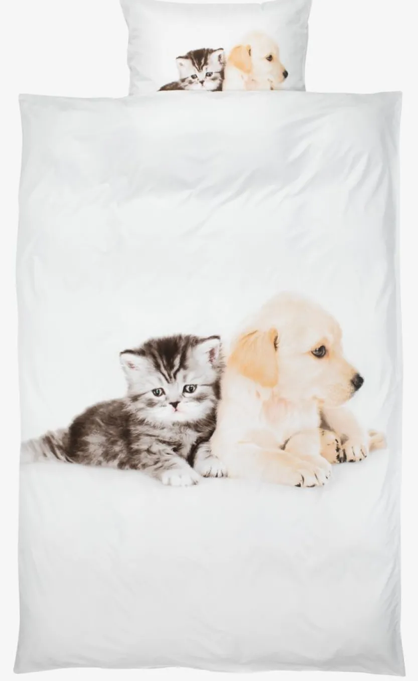 Dekbedovertrek KAYA micro 140x200 wit