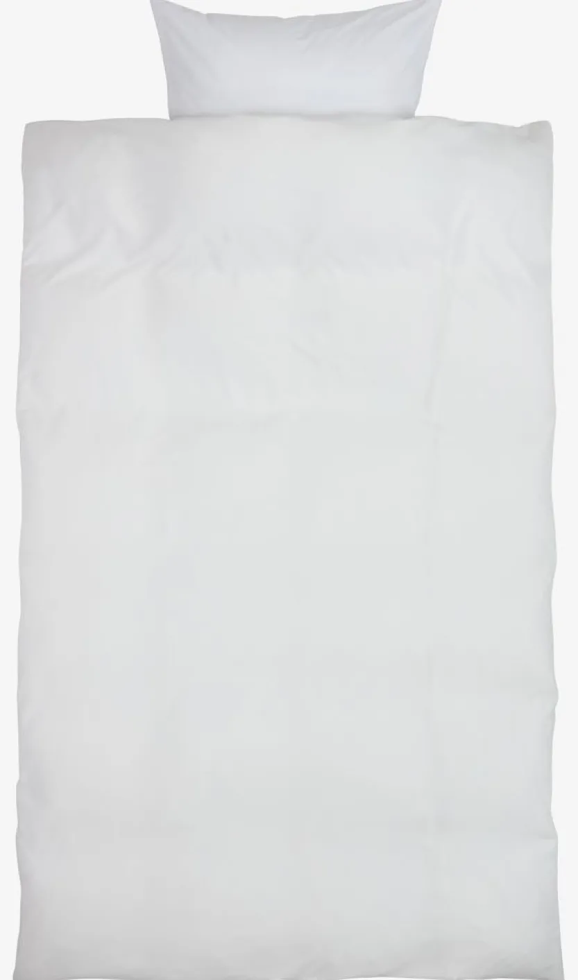 Dekbedovertrek KAYA micro 140x200 wit