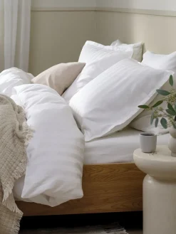 Dekbedovertrek NELL satijn 140x200 wit