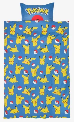 Dekbedovertrek POKEMON 140x200 blauw