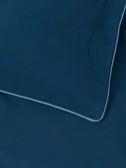 Dekbedovertrek SANNA satijn 140x200 donkerblauw