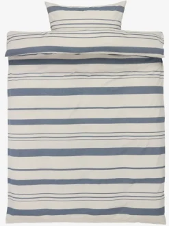 Dekbedovertrek SILJE geverfde garen 140x200 navy