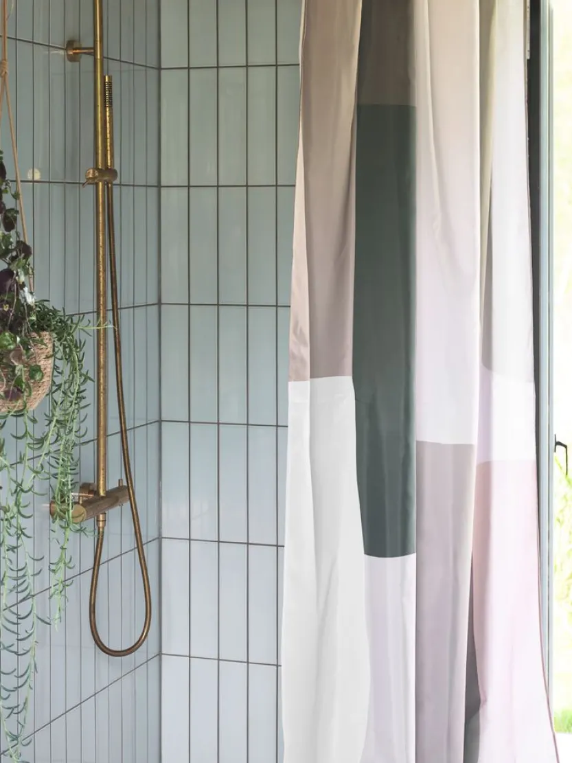 Douchegordijn KILAFORS 150x200 groen