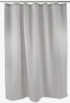 Douchegordijn SIBO 180x200 wafel lichtgrijs