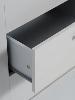 Dressoir BELLELUND 2 deuren 3 lades beige