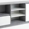 Dressoir BILLUND 2 deuren wit/beton