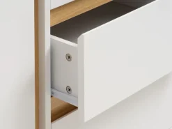 Dressoir FENSMARK 2 deur 3 lades wit/eiken