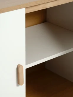 Dressoir GAMTOFTE 3 deuren eiken/wit