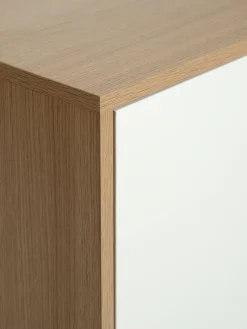 Dressoir GAMTOFTE 3 deuren eiken/wit