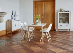 Dressoir GAMTOFTE 3 deuren eiken/wit