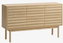 Dressoir HALMBY 3 deuren eiken kleur