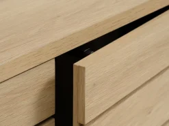 Dressoir HALMBY 3 deuren eiken kleur