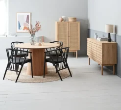 Dressoir HALMBY 3 deuren eiken kleur