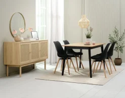 Dressoir HALMSTAD 3 deuren eiken