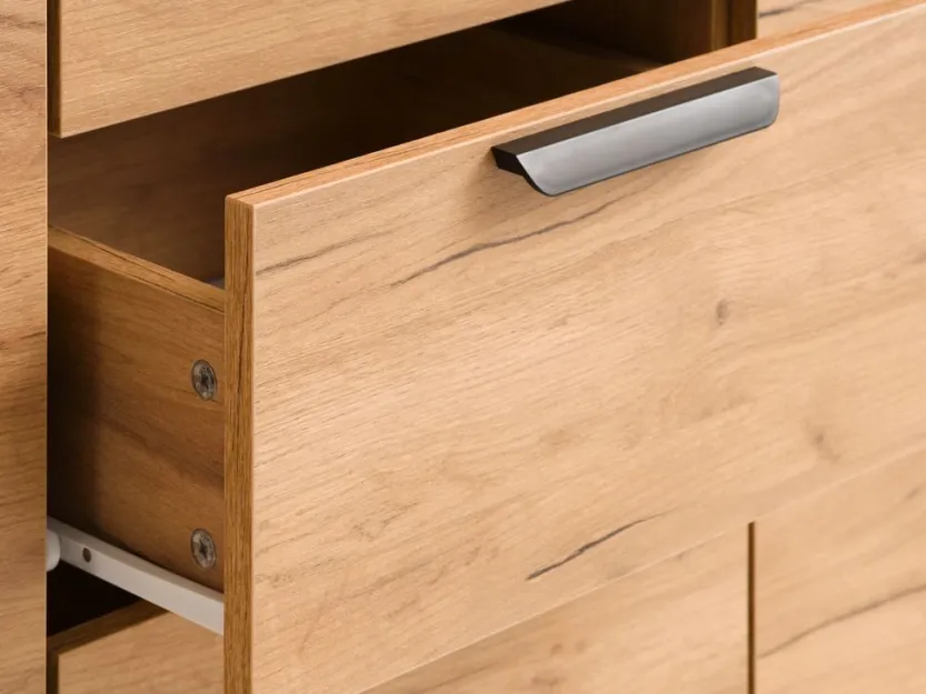 Dressoir JENSLEV 2 deuren 4 lades eiken