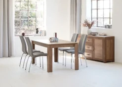 Dressoir JUNGEN 2 deuren 3 lades wild eiken kleur