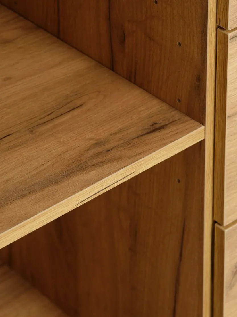 Dressoir LINTRUP 1 deur 3 lades eiken kleur