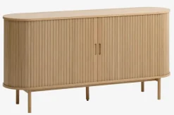 Dressoir LYNGVIG 160 cm 2 tambour deuren naturel eiken