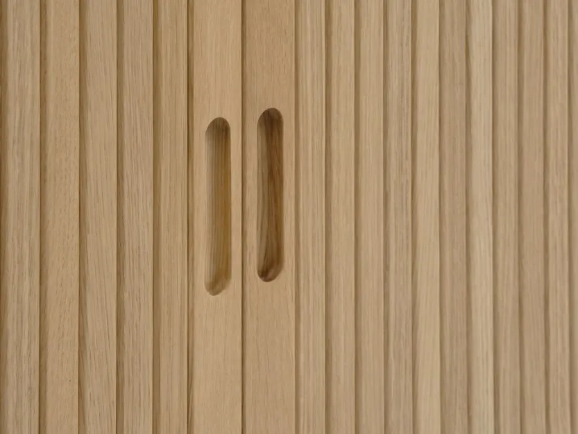 Dressoir LYNGVIG 160 cm 2 tambour deuren naturel eiken