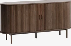 Dressoir LYNGVIG 160 cm 2 tambour deuren donker eiken