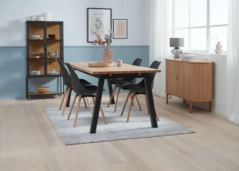 Dressoir LYNGVIG 120 cm roldeuren naturel eiken