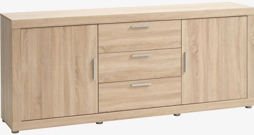 Dressoir RINDSHOLM 2 deuren 3 lades eiken kleur