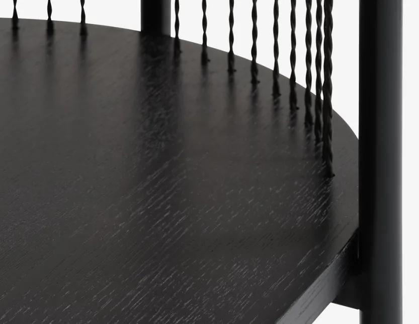 Dressoir SNESLEV 2 schappen zwart