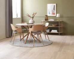 Dressoir SNESLEV 2 schappen eiken kleur