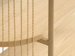 Dressoir SNESLEV 2 schappen eiken kleur