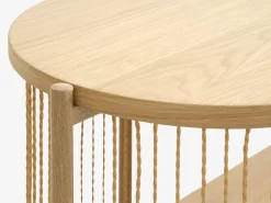 Dressoir SNESLEV 2 schappen eiken kleur