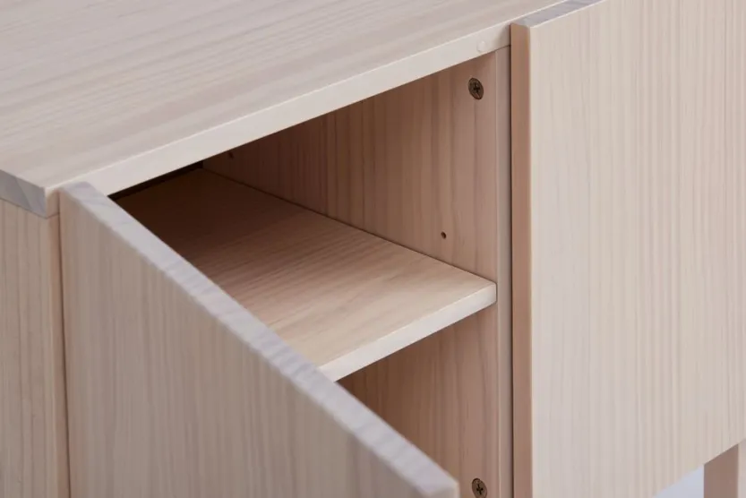 Dressoir SOLLERUP 2 deuren massief grenen