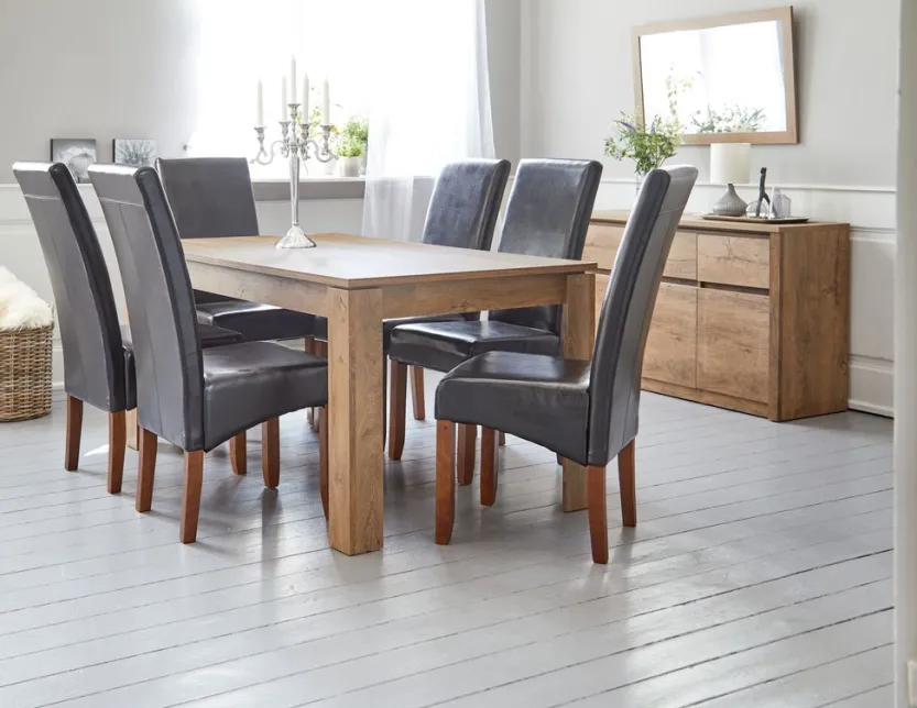 Dressoir VEDDE 3 deuren 3 lades eiken