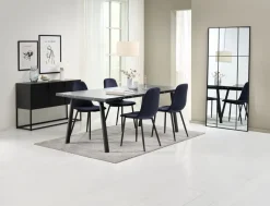 Dressoir VIRUM 3 deuren zwart