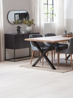 Dressoir VIRUM 3 deuren zwart