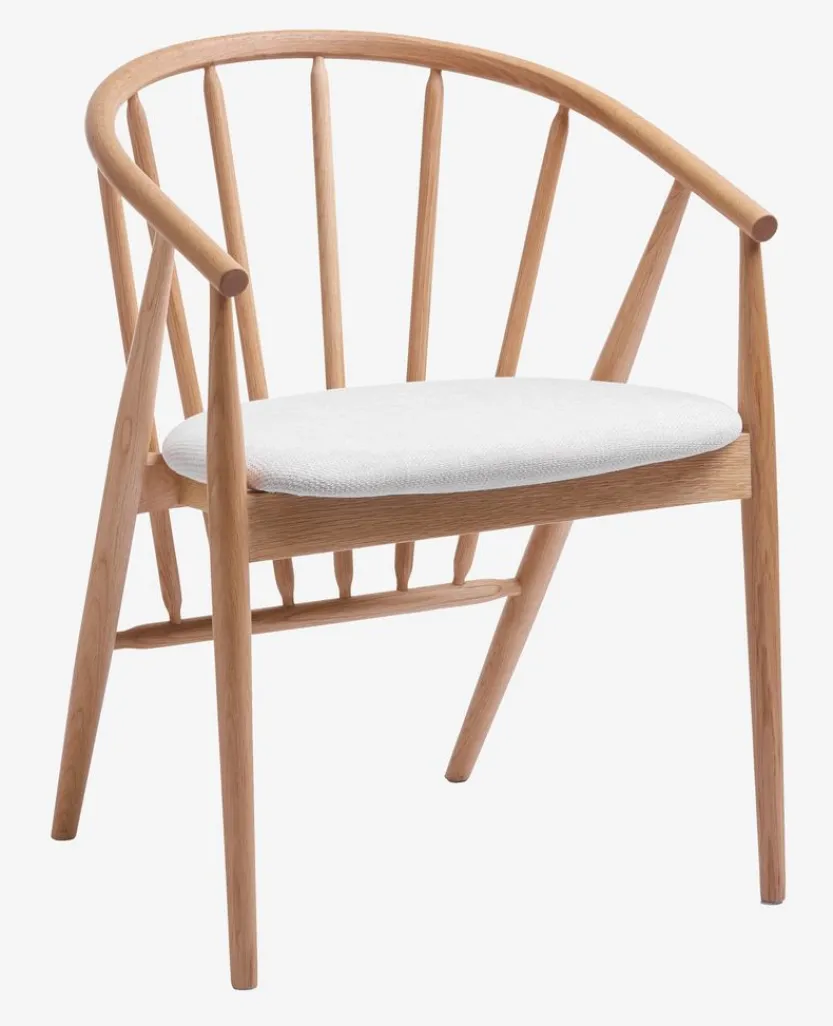 Eetkamerstoel ARNBORG eiken/off white