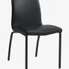 Eetkamerstoel ASAA zwart kunstleer